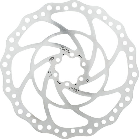 Tektro TR-17 6-bolt Brake Rotor for E-bikes - silver/203 mm