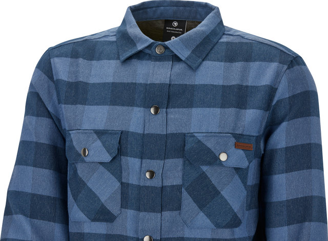 Hummvee Flannel Shirt - ensign blue/M