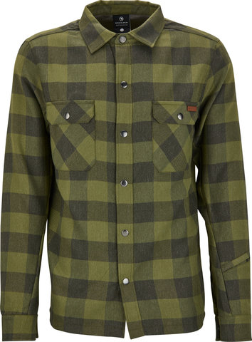 Hummvee Flanell Hemd - bottle green/M