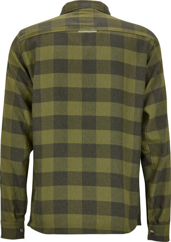 Hummvee Flannel Shirt - bottle green/M