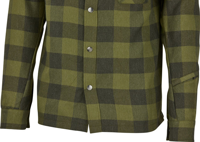 Hummvee Flannel Shirt - bottle green/M
