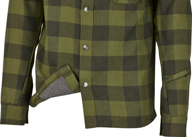 Hummvee Flannel Shirt - bottle green/M