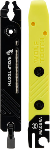 Trail Tool Multi-tool w/ Wolf Tooth 8-Bit Pack Pliers - black-yellow/universal