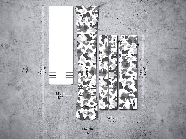 DYEDBRO E-bike Frame Protection Film Set - camo-black