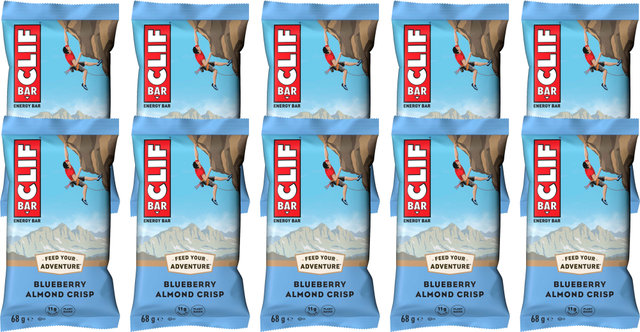 CLIF Bar Barre Énergétique - 10 pièces - blueberry crisp/680 g