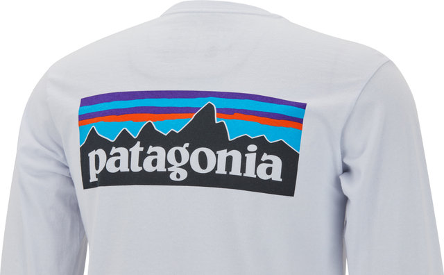 Patagonia Camiseta P-6 Logo Responsibili-Tee L/S Shirt - white/S