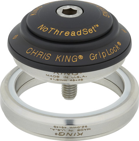 Chris King DropSet 2 IS42/28.6 - IS52/40 GripLock Headset - two tone-black-gold/1 1/8" - 1,5" tapered/IS42/28,6 - IS52/40