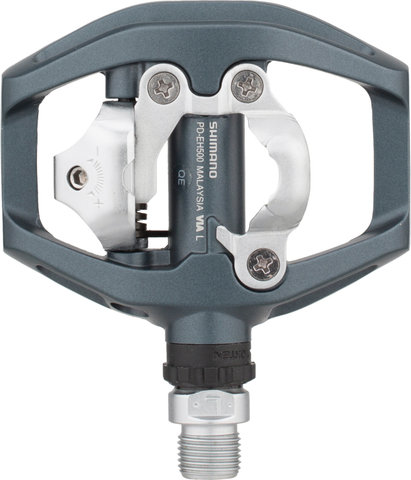 Shimano Pedales de clip/plataforma PD-EH500 - gris oscuro