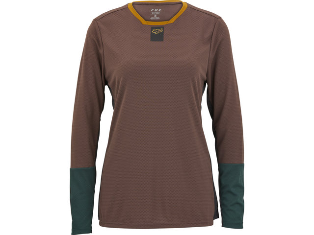 Women's Defend LS Jersey - rootbeer/S