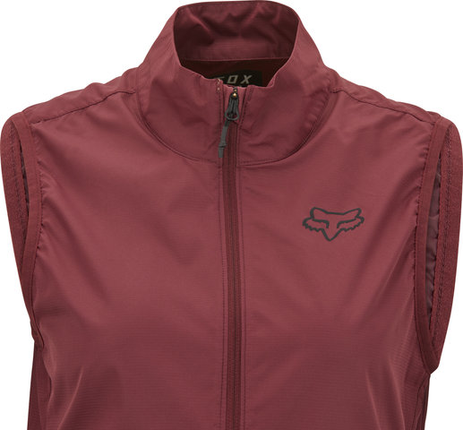 Gilet Womens Ranger Wind - dark maroon/S