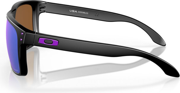 Oakley Lunettes de soleil Holbrook XL - matte black | prizm violet