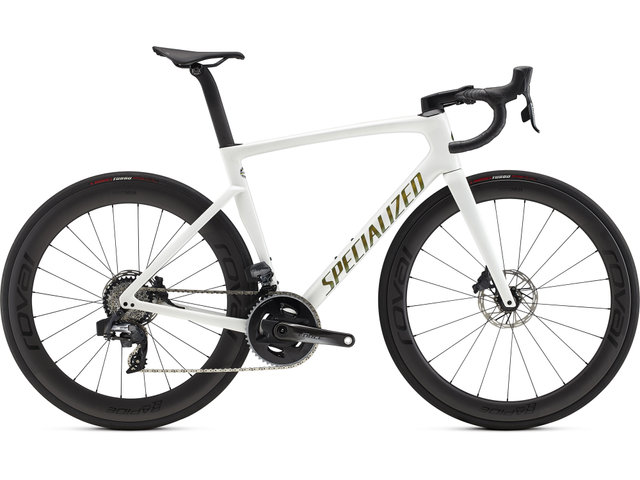 Tarmac SL7 Pro Disc Carbon Rennrad - chameleon silver green tint over white-snake eye/54 cm