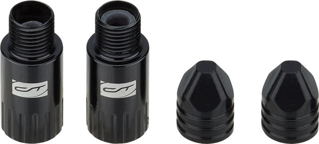 CONTEC FastAir TL MTB Valve Adapter for Tubeless Assembly - 2 Pack - black/Schrader