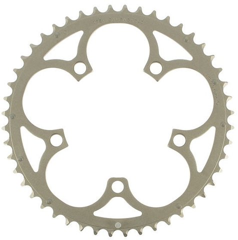Campagnolo Record CT Chainring, 10-speed, 5-Arm, 110 mm BCD - 2005-2008 Models - silver/48 tooth (x34)