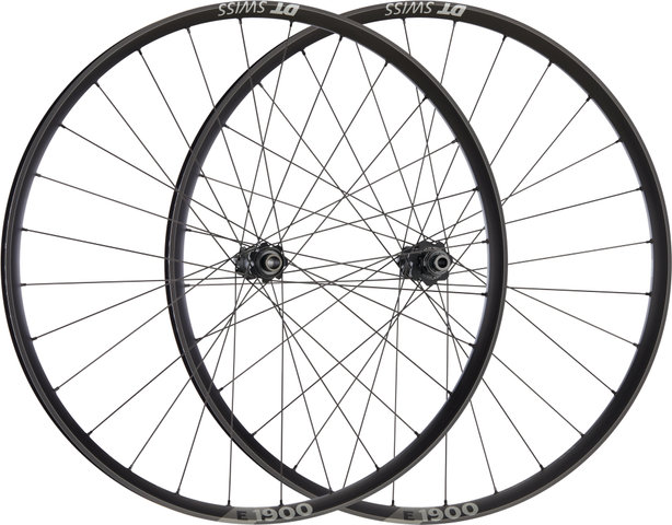 DT Swiss Set de Roues E 1900 SPLINE 30 Boost Disc Center Lock 29" - noir/Set de 29" (avant 15x110 Boost + arrière 12x148 Boost) SRAM XD