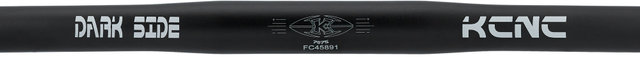 KCNC Manillar Darkside 25.4 Flat - negro/600 mm 10°