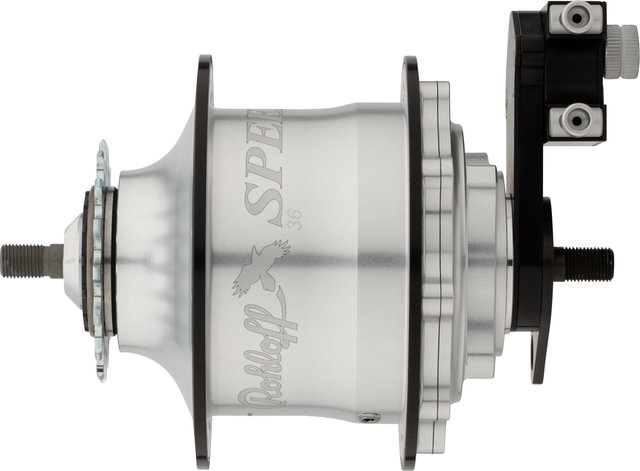 Rohloff Speedhub 500/14 TS Threaded Axle 135 mm Gear Hub - silver-anodised/type 3, 36 hole