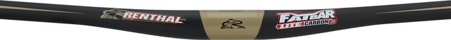 Renthal Fatbar Lite Carbon 35 10 mm Riser Handlebars - carbon-gold/760 mm 7°