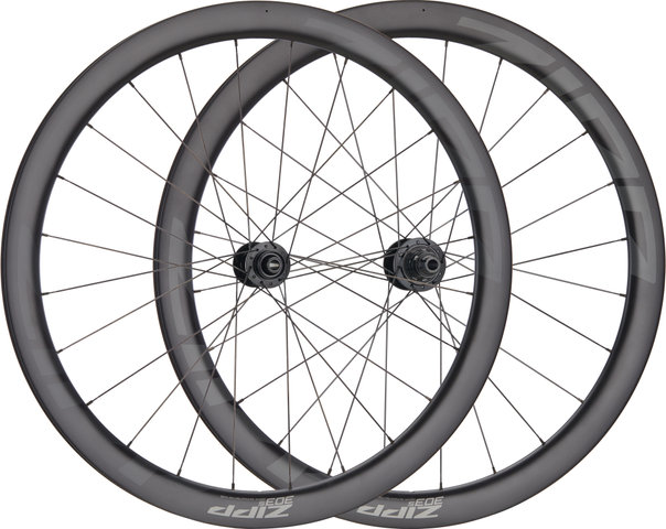 Zipp Juego de ruedas 303 S Carbon Tubeless Disc Center Lock - black/Juego 28" (RD 12x100 + RT 12x142) SRAM XDR