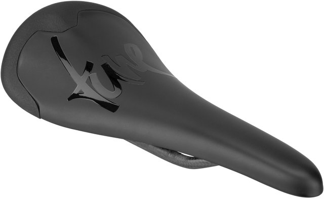 Selle en Carbone avec Cuir Komm-Vor+ - carbone-noir mat/130 mm