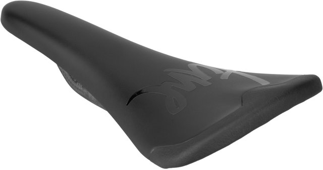 Selle en Carbone avec Cuir Komm-Vor+ - carbone-noir mat/130 mm