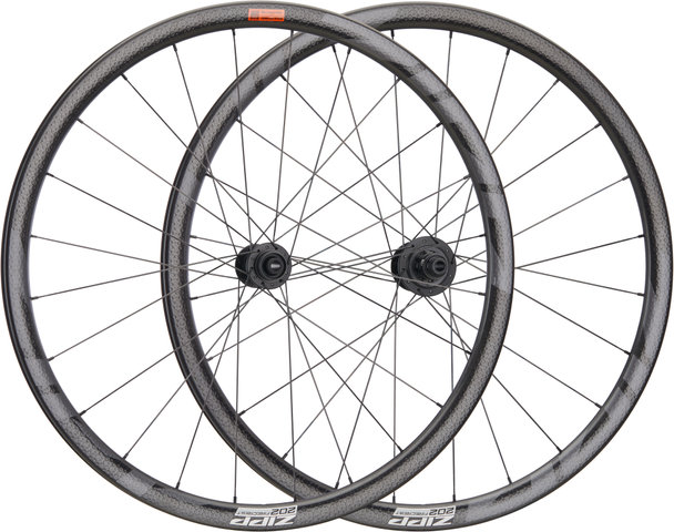 Zipp 202 Firecrest® Carbon Tubeless Disc Center Lock Laufradsatz - black/28" Satz (VR 12x100 + HR 12x142) SRAM XDR