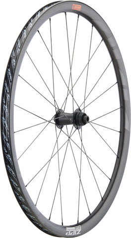 Zipp 202 Firecrest® Carbon Tubeless Disc Center Lock Laufradsatz - black/28" Satz (VR 12x100 + HR 12x142) SRAM XDR