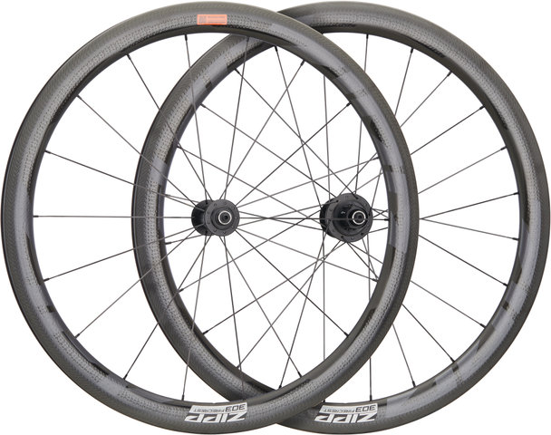 Zipp 303 Firecrest® Carbon Tubeless Wheelset - black/28" set (front 9x100 + rear 10x130) Shimano