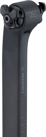 Specialized Tija de sillín S-Works Tarmac Clean Carbon - satin carbon/380 mm / SB 20 mm