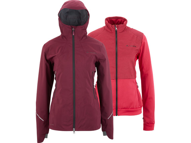 Chaqueta Womens Yaras 3in1 - cassis uni/38