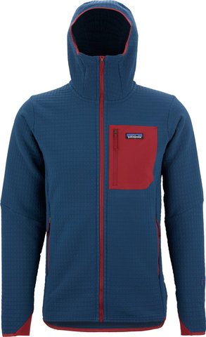 R2 TechFace Hoody Jacke - tidepool blue/M