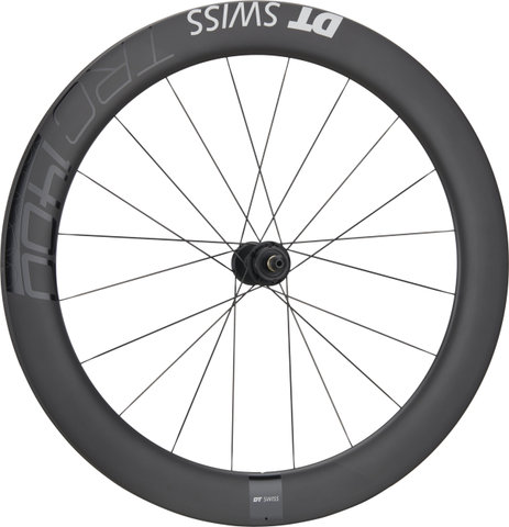 DT Swiss TRC 1400 DICUT 65 Carbon 28" Tubular Wheelset - black/100 mm/28"/100 mm/100 mm/120 mm