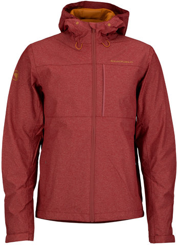 Hummvee Waterproof Hooded Jacke - cocoa/M