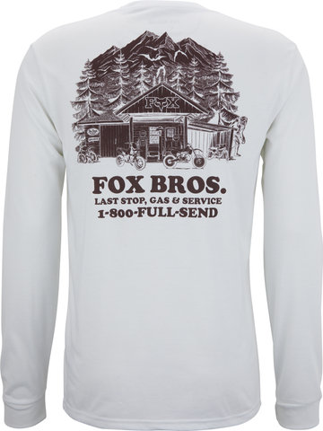 Fox Head Camiseta Out And About LS Tech - optic white/M