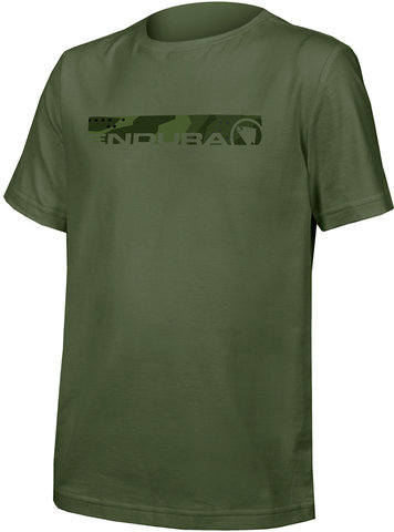 Endura T-Shirt Kids One Clan Organic Camo - olive green/146/152