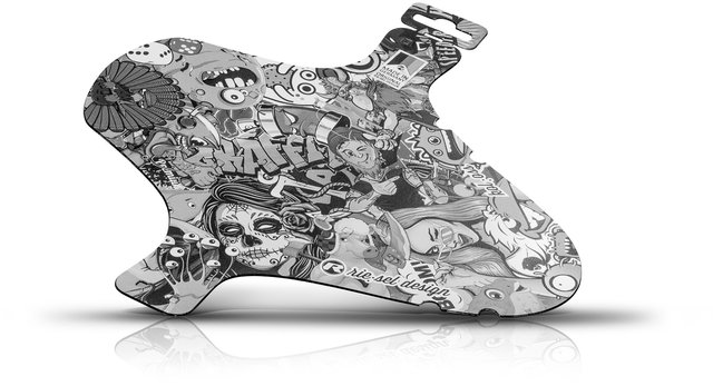Guardabarros kol:oss Mudguard - stickerbomb ultra-black/universal