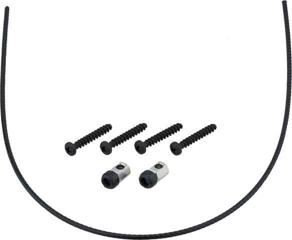 Rixen & Kaul Set de cuerdas de repuesto para adaptadores de manillar KLICKfix - negro/universal