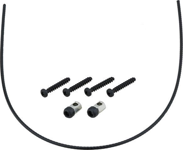 Set de cuerdas de repuesto para adaptadores de manillar KLICKfix - negro/universal