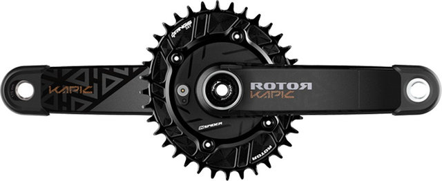 Rotor INspider MTB KAPIC Carbon Q-RING 34T Power Meter Crankset - 175,0 mm