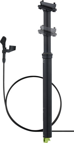 OneUp Components Dropper Post 27.2 V2 120 mm Seatpost V3 Remote Lever I-Spec II - black | 0 mm | 395 mm | 27,2 mm | I-Spec II | V3