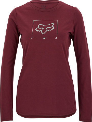 Maillot pour Dames Womens Ranger DriRelease Mid LS - dark maroon/S