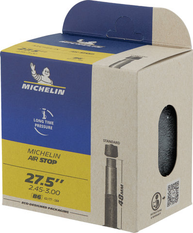 Michelin Cámara de aire B6 Airstop para 27,5+ - universal/27,5 x 2,45-3,0 AV 48 mm