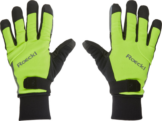 Roeckl Villach 2 Full Finger Gloves - fluo yellow/7