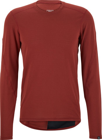 7mesh Gryphon Crew L/S Trikot - redwood/M