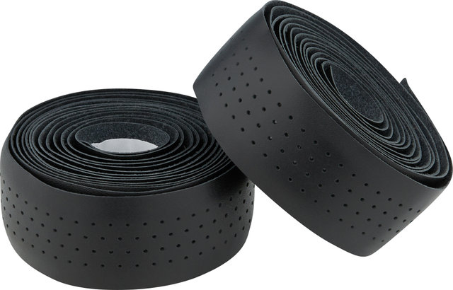Cinta de manillar de cuero Leather Bar Tape - black/universal