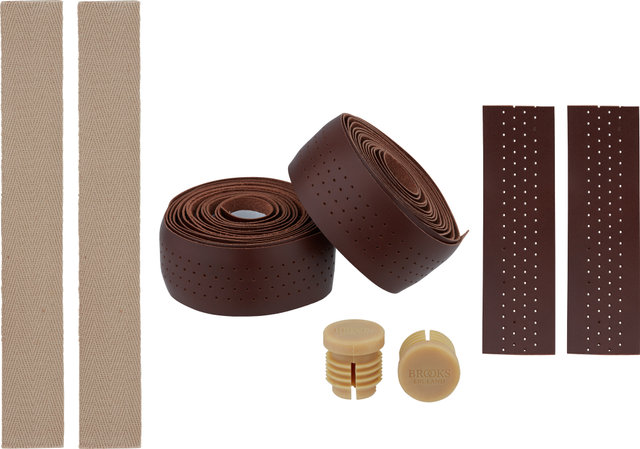 Brooks Leather Bar Tape Leder Lenkerband - brown/universal