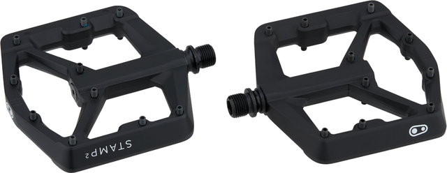 crankbrothers Pedales de plataforma Stamp 2 - black/large