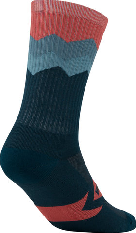 Jagged Socks - spruce green/37-42