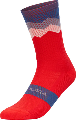 Jagged Socks - pomegranate/37-42
