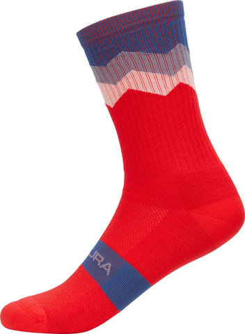 Jagged Socks - pomegranate/37-42